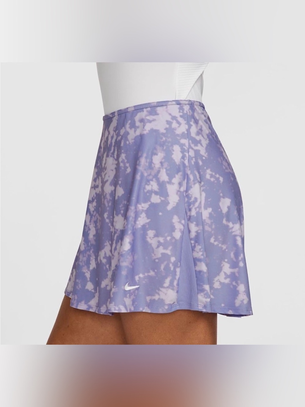 Nike Light Lavender White Tie-Dye Athletic Skirt, Small, Tennis Golf Activewear
